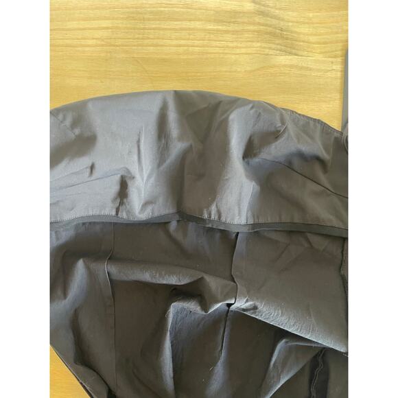 J. Crew Strapless Cotton Black Dress Size 4 Midi Classy Fitted summer bodycon - Picture 7 of 7